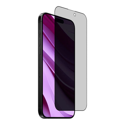 Anank 2X Vahvistettu Privacy-näytönsuoja Apple iPhone 15 Pro Maxille, Turvalasi, Täysi Liima, 2.5D