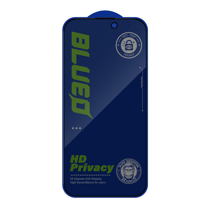 Blueo Privacy Anti-Peep -näytönsuoja Apple iPhone 11 Pro / XS / X:lle, karkaistu lasi, täysiliimainen