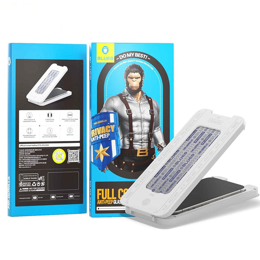Suojakalvo Privacy Blueo Anti-Peep Apple iPhone 17 Air, Karkaistu lasi, Full Glue, Setti 5 kappaletta