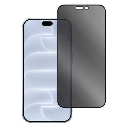 Blueo Anti-Peep -yksityisyydensuojakalvo Apple iPhone 18 Pro -puhelimelle, karkaistua lasia, koko pinnalta liimautuva, 5 kpl:n pakkaus