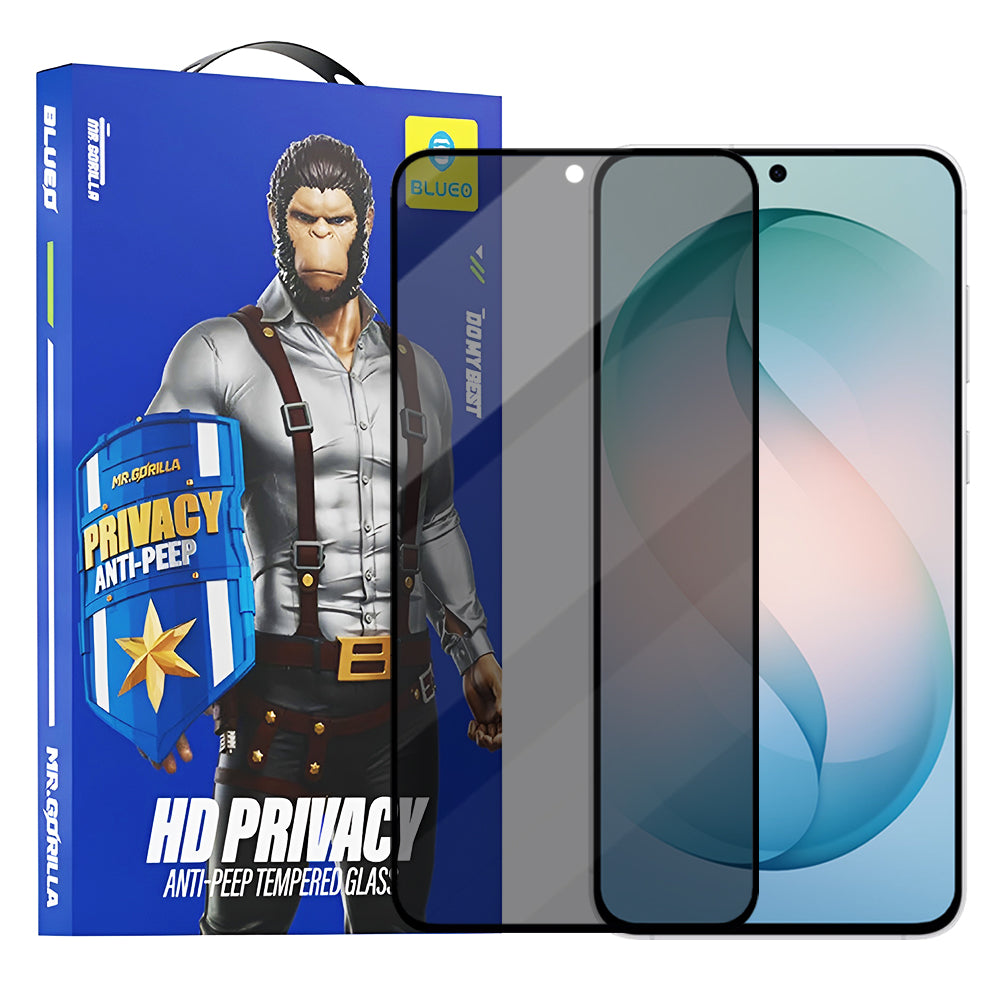 Privacy Blueo Anti-Peep -suojausnäytön suojakalvo Samsung Galaxy S26 Plus S947:lle, Panssarilasi, Täysliima