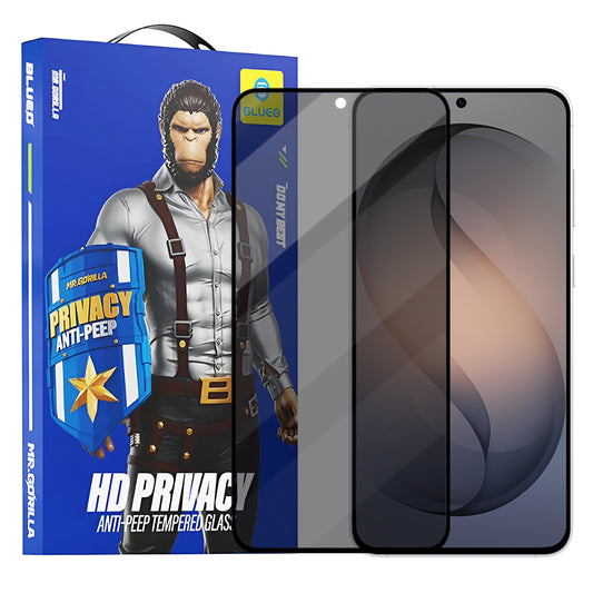 Blueo Anti-Peep Privacy -näytönsuojakalvo Samsung Galaxy S26 S942:lle, Panssarilasi, Täysliima
