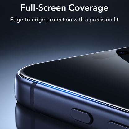 ESR Armorite UltraFit Privacy Screen Protector for Apple iPhone 18 Pro, Tempered Glass, Full Glue, Set of 2 pieces