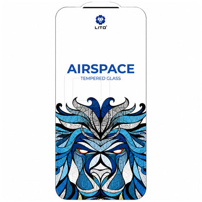 Lito Airspace Border Screen Protector for Apple iPhone 18 Pro Max / 17 Pro Max, Tempered Glass, Full Glue