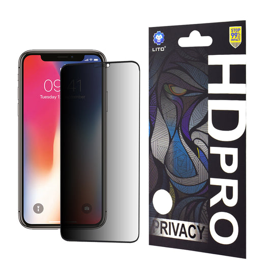 Lito HD Pro -näytönsuoja Apple iPhone 11 Pro / XS / X:lle, turvalasi, täysi liima