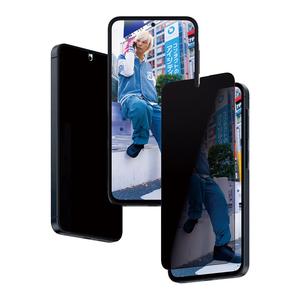 Näytönsuoja Privacy PanzerGlass Ultra-Wide Fit Samsung Galaxy A55 5G A556:lle, Karkaistu lasi, Full Glue