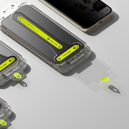Ringke Easy Slide Privacy -näytönsuoja Google Pixel 11 Pro / 10 Pro / 9 Pro, turvalasi, täysiliimainen, 2 kappaleen setti