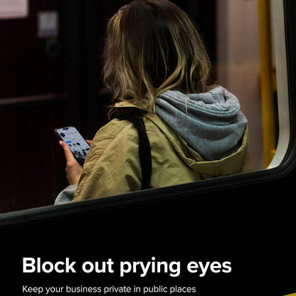 Privacy Ringke -näytönsuojakalvo Apple iPhone 15 Prolle, Panssarilasi, Täysliima