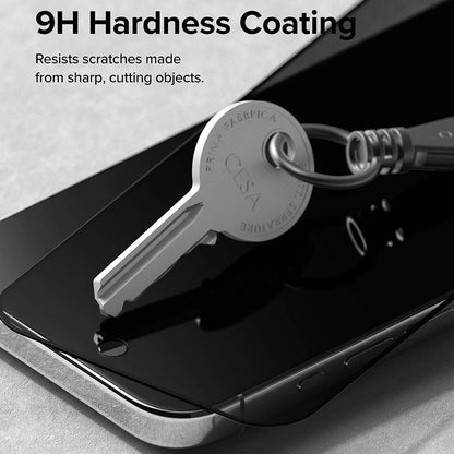 Privacy Ringke -näytönsuojakalvo Apple iPhone 15 Prolle, Panssarilasi, Täysliima