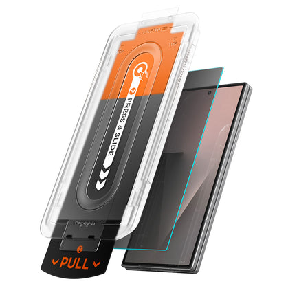 Spigen GlastR EZ FIT Pro Exterior Privacy Screen Protector for Samsung Galaxy Z Fold8 Ultra F976, Tempered Glass, Full Glue, Set of 2 pieces