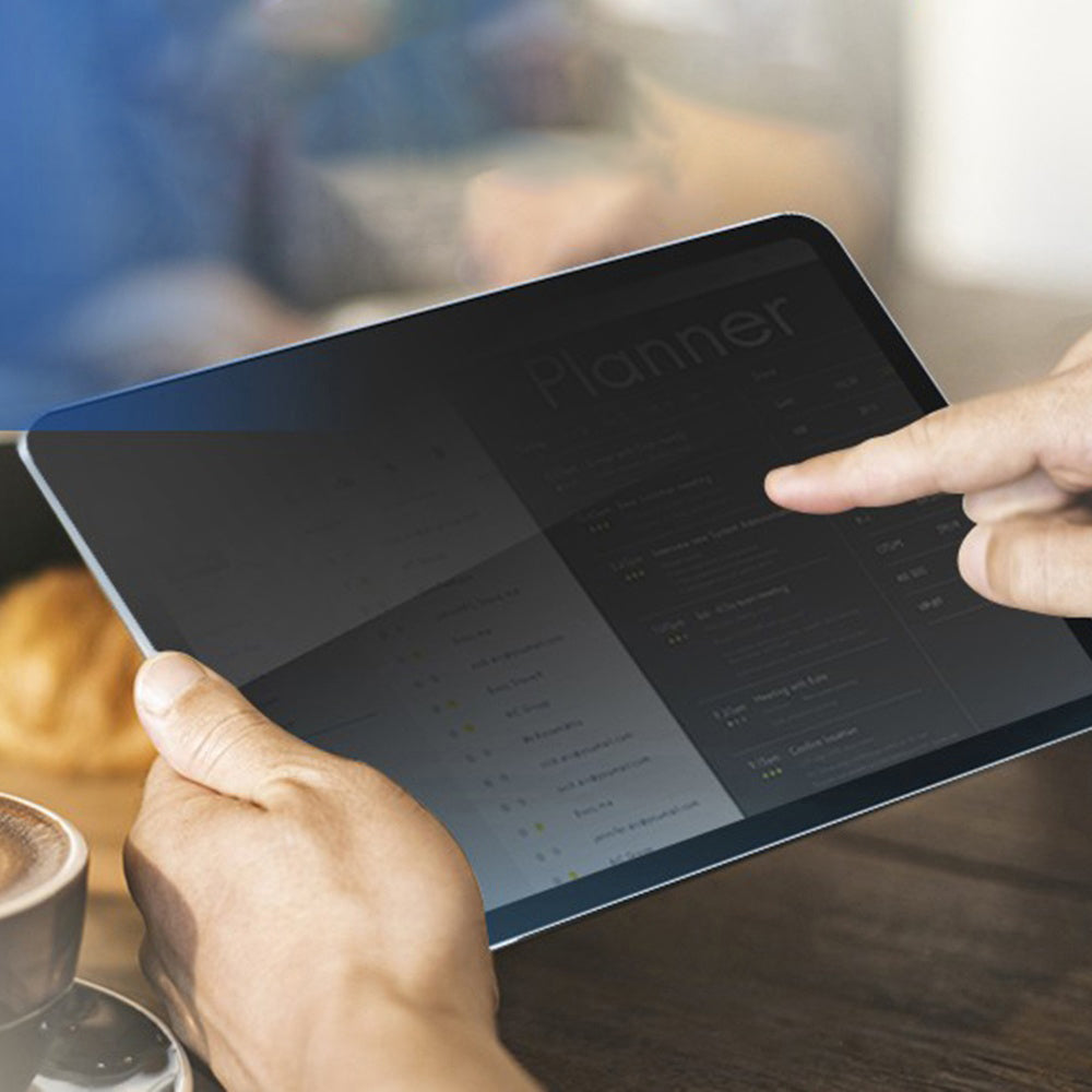 Privacy Techsuit ArmorGlass CrystalHD -näytönsuoja Samsung Galaxy Tab S10+ / Tab S9 FE+ -laitteille, karkaistu lasi, täysiliimainen, 2 kappaleen setti