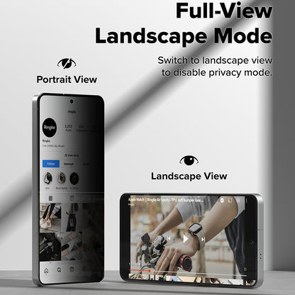 Ringke Easy Slide -suojakalvo Samsung Galaxy S26:lle, karkaistu lasi, täysliima, 2 kappaleen setti, musta