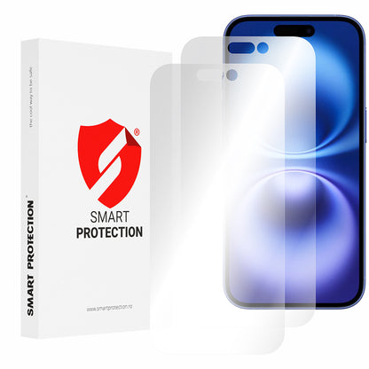 Smart Protection Premium Classic -näytönsuoja Apple iPhone 16:lle, muovia, 2 kappaleen setti