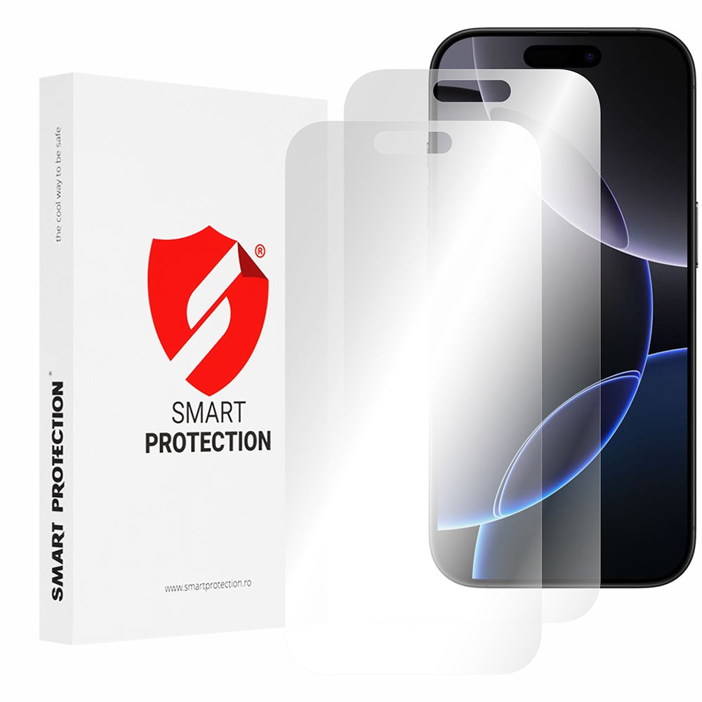 Smart Protection Premium Classic -näytönsuoja Apple iPhone 16 Prolle, muovia, 2 kappaleen setti