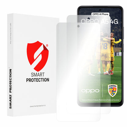 Smart Protection Premium Classic -näytönsuoja Oppo A5 4G:lle, muovia, 2 kappaleen setti