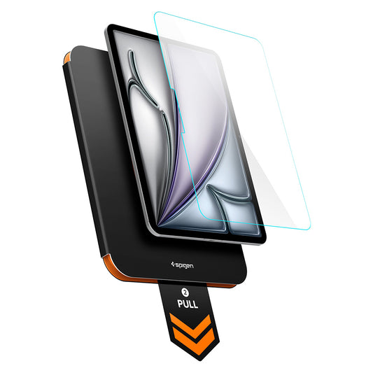 Spigen GlastR Align Master T -näytönsuoja Apple iPad Air 11 (2026) / Air 11 (2025) -laitteille, karkaistu lasi, Full Glue AGL11701