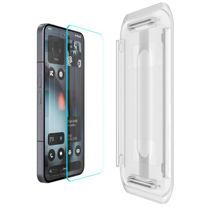 Spigen GlastR EZ FIT -suojakalvo Nothing Phone (3) -puhelimelle, Turvalasi, Täysliima, 2 kappaleen setti AGL10165