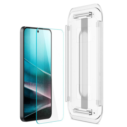 Näytönsuoja Spigen GlastR EZ FIT Samsung Galaxy A36 A366:lle, karkaistu lasi, täyshartsi, 2 kappaleen setti AGL09202