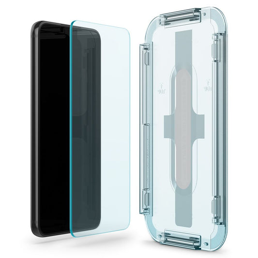 Spigen GlastR EZ FIT -näytönsuoja Samsung Galaxy S22 5G S901:lle, karkaistu lasi, täysiliimainen, 2 kappaleen setti AGL04151