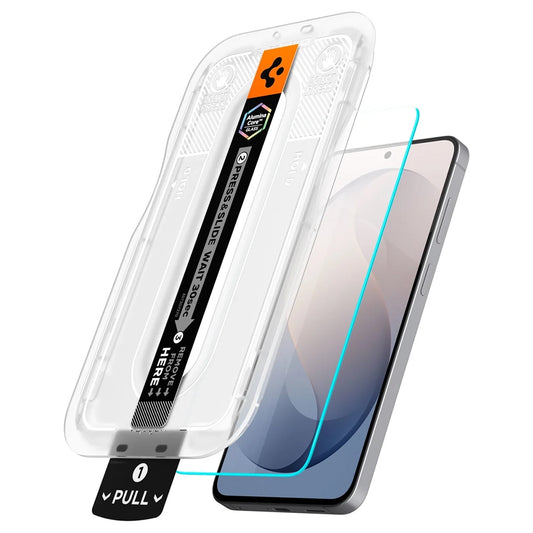 Näytönsuoja Spigen GlastR EZ FIT Pro HD Samsung Galaxy S26 FE S741:lle, Karkaistu lasi, Täysiliima AGL11996