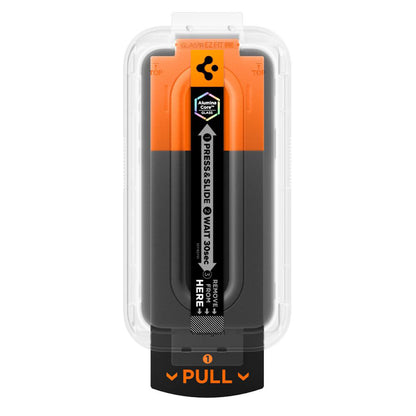 Spigen GlastR EZ FIT Pro -suojakalvo Apple iPhone 17 Airille, Turvalasi, Täysliima