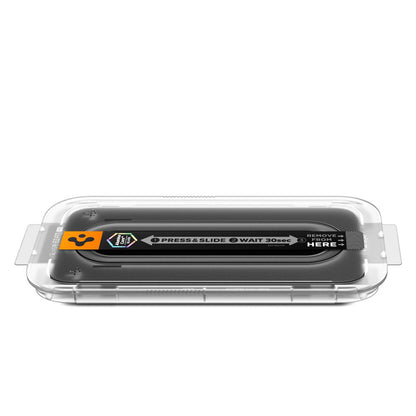 Spigen GlastR EZ FIT Pro -suojakalvo Apple iPhone 17 Pro / 17 / 16 Pro -puhelimille, Panssarilasi, Täysliima