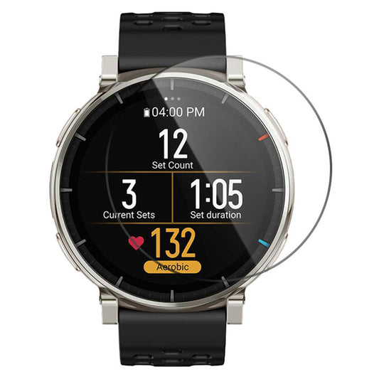 Näytönsuoja Techsuit Nano Flex Amazfit Active 3 Premiumille, Muovi, 2 kappaleen setti, Musta