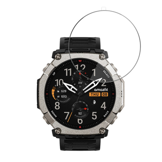 Techsuit Nano Flex -suojakalvo Amazfit T-Rex Ultra 2 -laitteelle, Muovi, 2 kappaleen setti, Musta