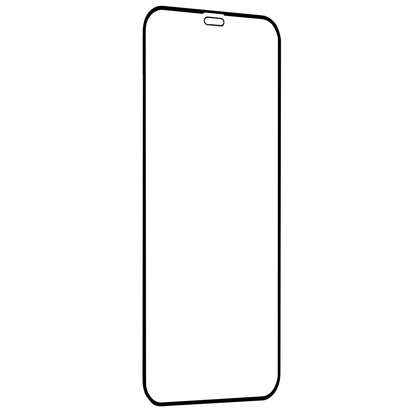 Techsuit-näytönsuoja Apple iPhone 12 / 12 Pro -puhelimelle, karkaistu lasi, täyshartsi, 111D, musta