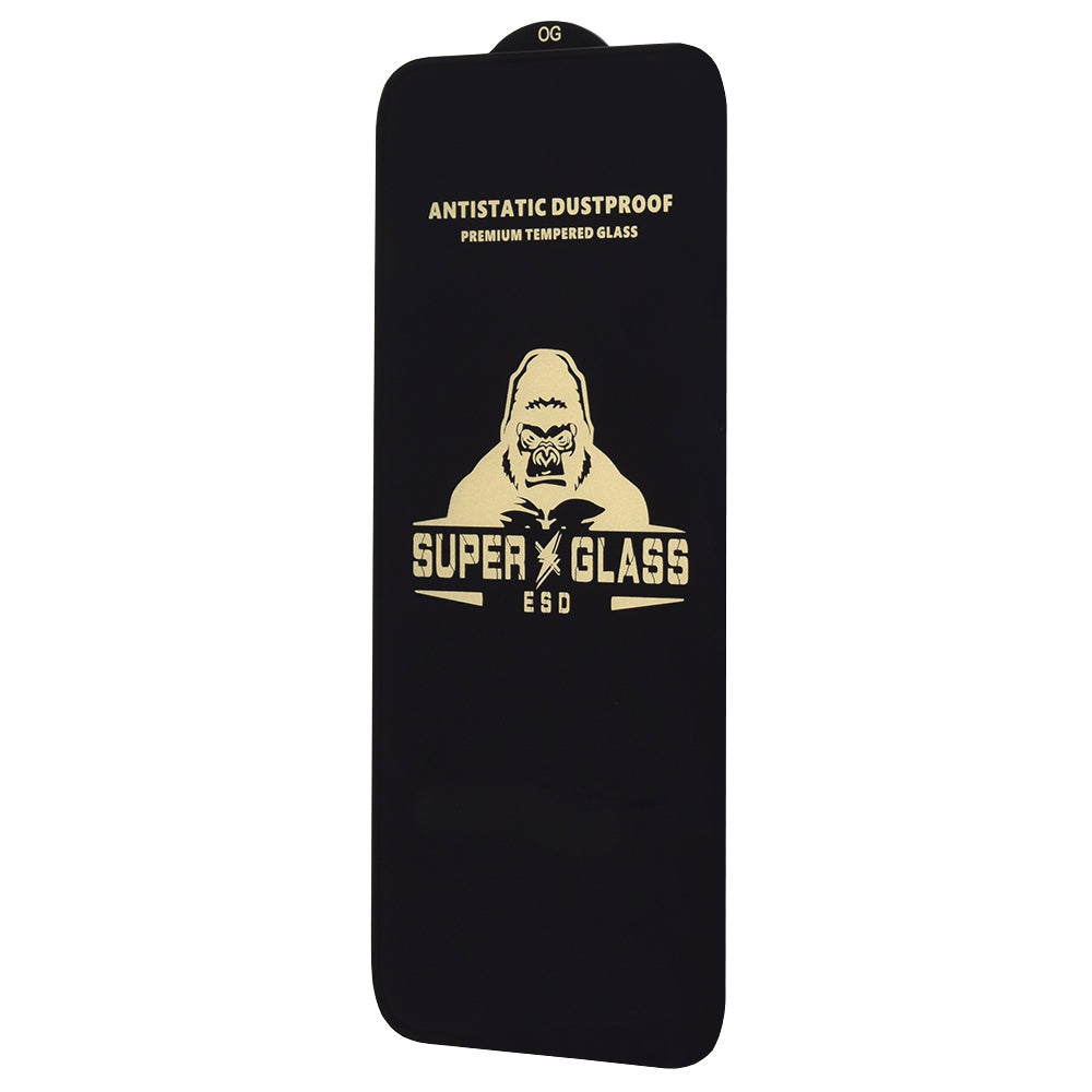 Techsuit-näytönsuojakalvo Apple iPhone 17 Prolle, Panssarilasi, Full Glue, Musta