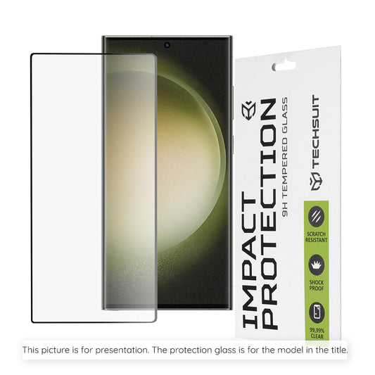 Techsuit-näytönsuoja Google Pixel 11 Pro XL:lle, karkaistu lasi, täysiliima, 111D, musta