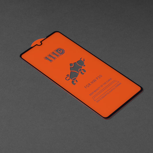Techsuit-näytönsuoja Huawei P30:lle, karkaistu lasi, täysiliima, 111D, musta