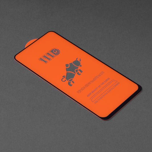 Techsuit-näytönsuoja Huawei P40 lite 4G / P20 lite (2019) -puhelimelle, karkaistu lasi, täysiliimainen, 111D, musta