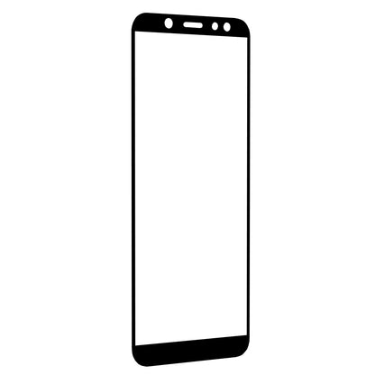 Techsuit-näytönsuoja Samsung Galaxy A6 (2018) A600:lle, karkaistu lasi, täysiliima, 111D, musta