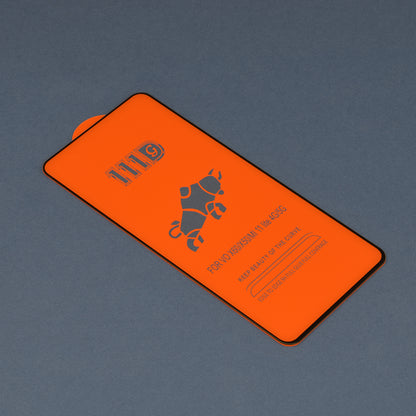 Techsuit-näytönsuoja Xiaomi 11 Lite 5G NE / Mi 11 Lite 5G / 11 Lite -puhelimille, karkaistu lasi, täysiliimainen, 111D, musta