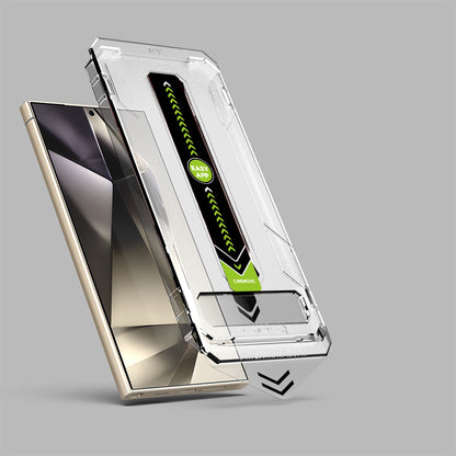 Techsuit TitanGlass CrystalHD -näytönsuoja Samsung Galaxy S24 Ultra S928:lle, karkaistu lasi, täysiliimainen