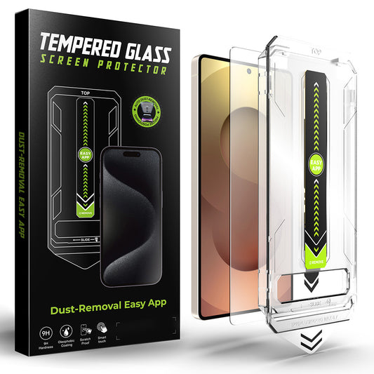 Techsuit TitanGlass CrystalHD -näytönsuoja Samsung Galaxy S25 Ultra S938:lle, turvalasi, täysiliimainen
