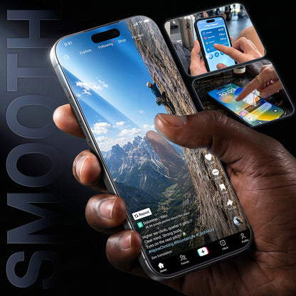 Torras HD Shield -näytönsuoja Apple iPhone 18 Pro Max / 17 Pro Max -puhelimelle, karkaistu lasi, täysiliimainen, musta
