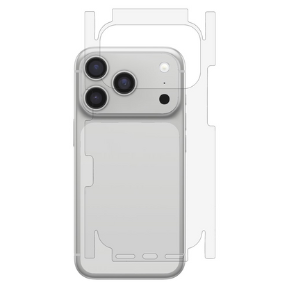 OEM takasuojakalvo Apple iPhone 17 Pro:lle, muovia