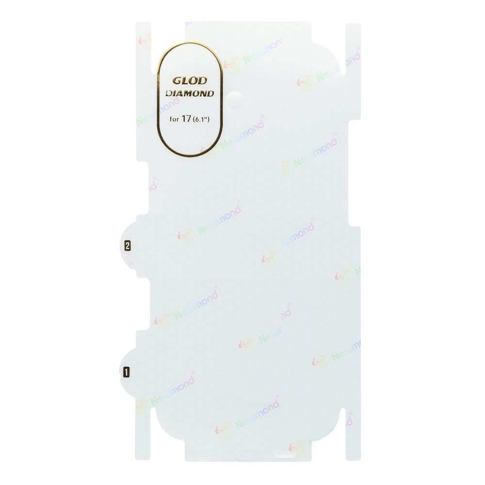OEM takasuojakalvo Apple iPhone 17:lle, muovia