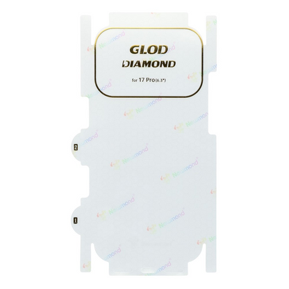 OEM takasuojakalvo Apple iPhone 17 Pro:lle, muovia