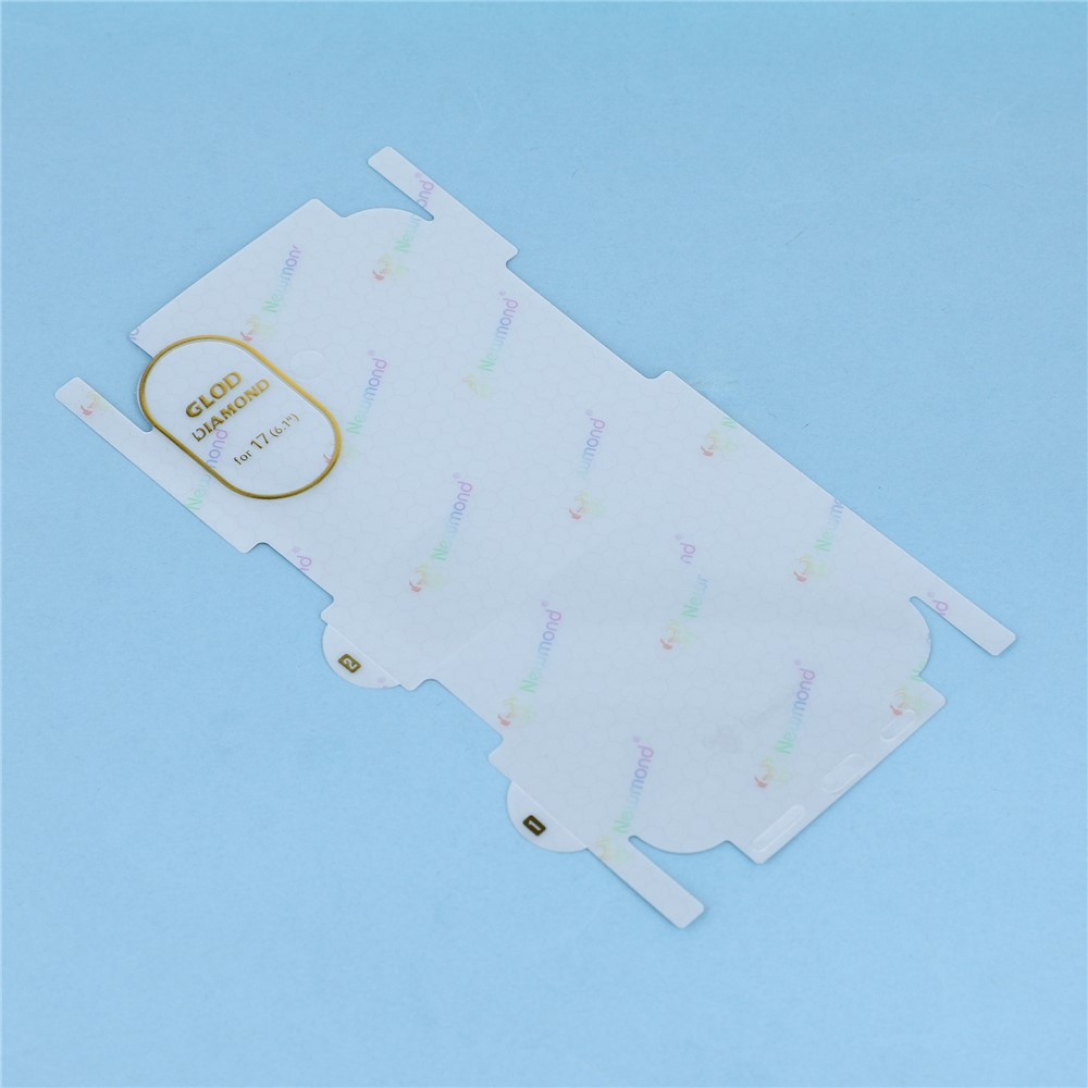 OEM takasuojakalvo Apple iPhone 17:lle, muovia