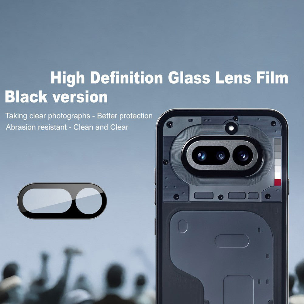 Techsuit-suojakalvo Nothing Phone (4a) -puhelimelle, karkaistu lasi, musta