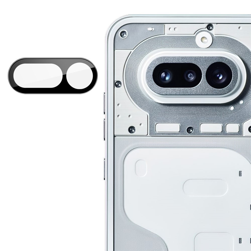 Techsuit-suojakalvo Nothing Phone (4a) -puhelimelle, karkaistu lasi, musta