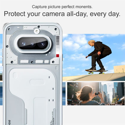 Techsuit-suojakalvo Nothing Phone (4a) -puhelimelle, karkaistu lasi, musta