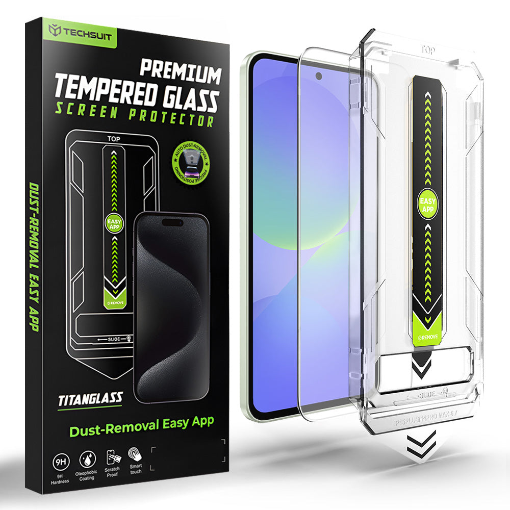 Techsuit TitanGlass CrystalHD -näytönsuoja Samsung Galaxy A37 5G / A36 A366:lle, karkaistu lasi