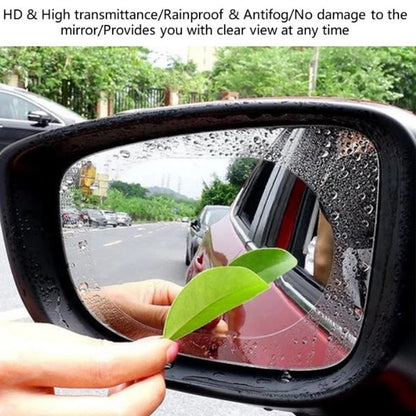 Techsuit Anti-Rain Mirror Film, 135mm x 95mm, Plastic, Set of 2 pieces