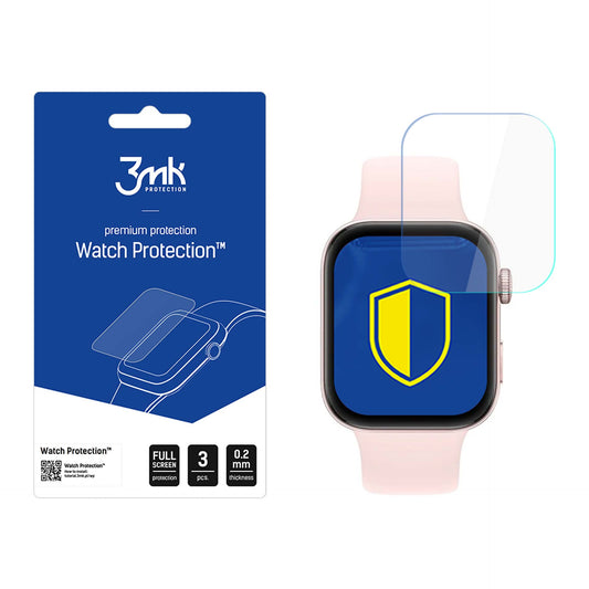 3MK Arc -suojakalvo Huawei Watch Fit 3:lle, 3 kappaleen setti, muovia