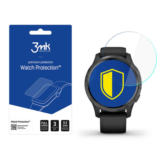 3MK Arc -suojakalvo Garmin Venu 2S:lle, 3 kappaleen setti, muovia