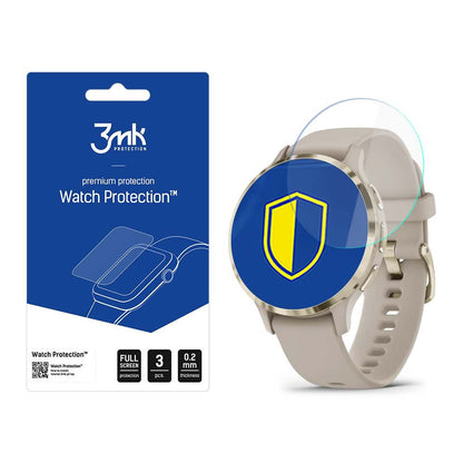 3MK Arc Protective Film for Garmin Venu 3S, Set of 3 pieces, Plastic